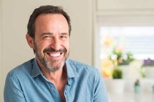 man learning about preventative dentistry