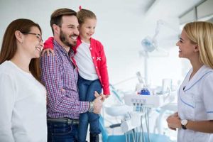 family prepares for family dentistry 